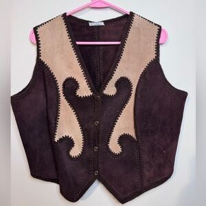 Cuero Vaca Leather Vest